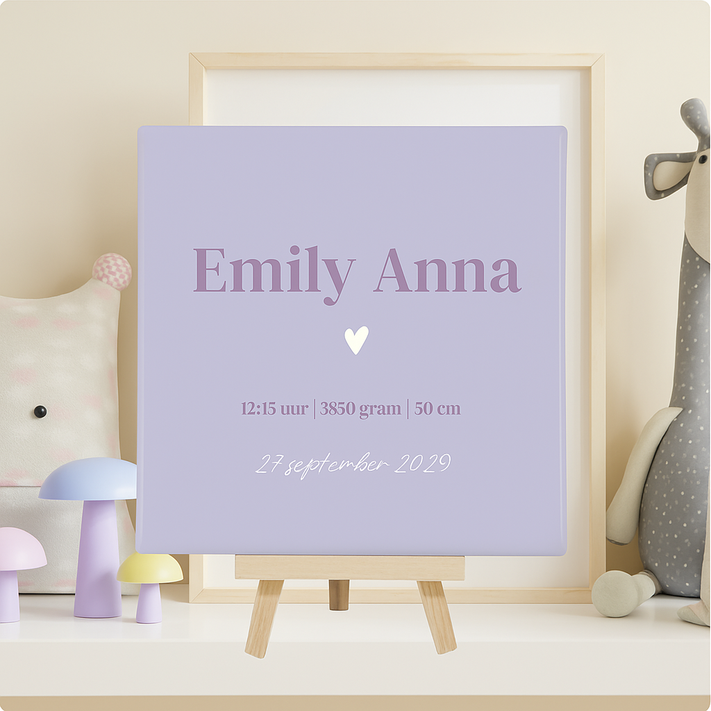 Geboortetegels met naam