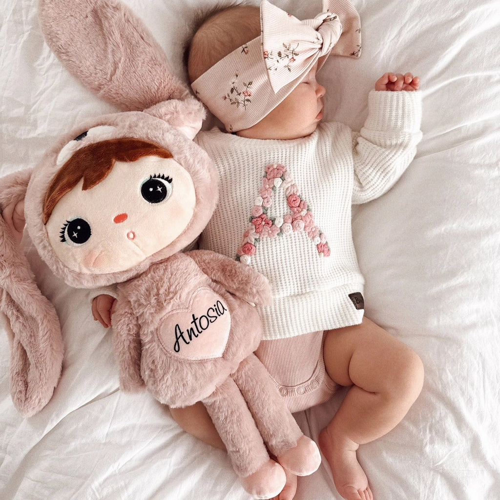 gepersonaliseerde knuffel met naam en geboortedatum